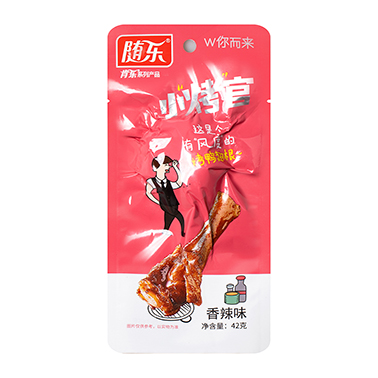 随乐烤鸭翅根——香辣味 30袋×6包/箱